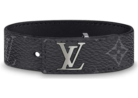 louis vuitton bracelet men black.